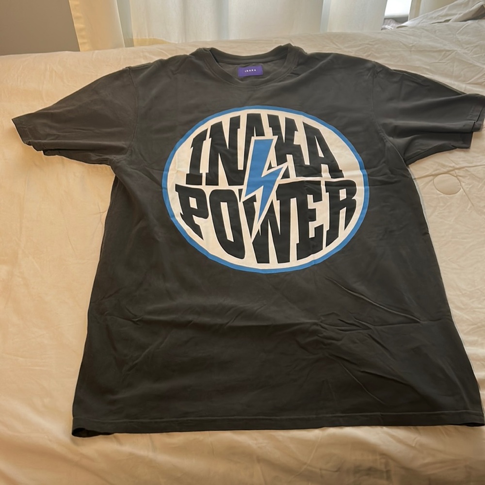 Inaka power bolt tee vintage black